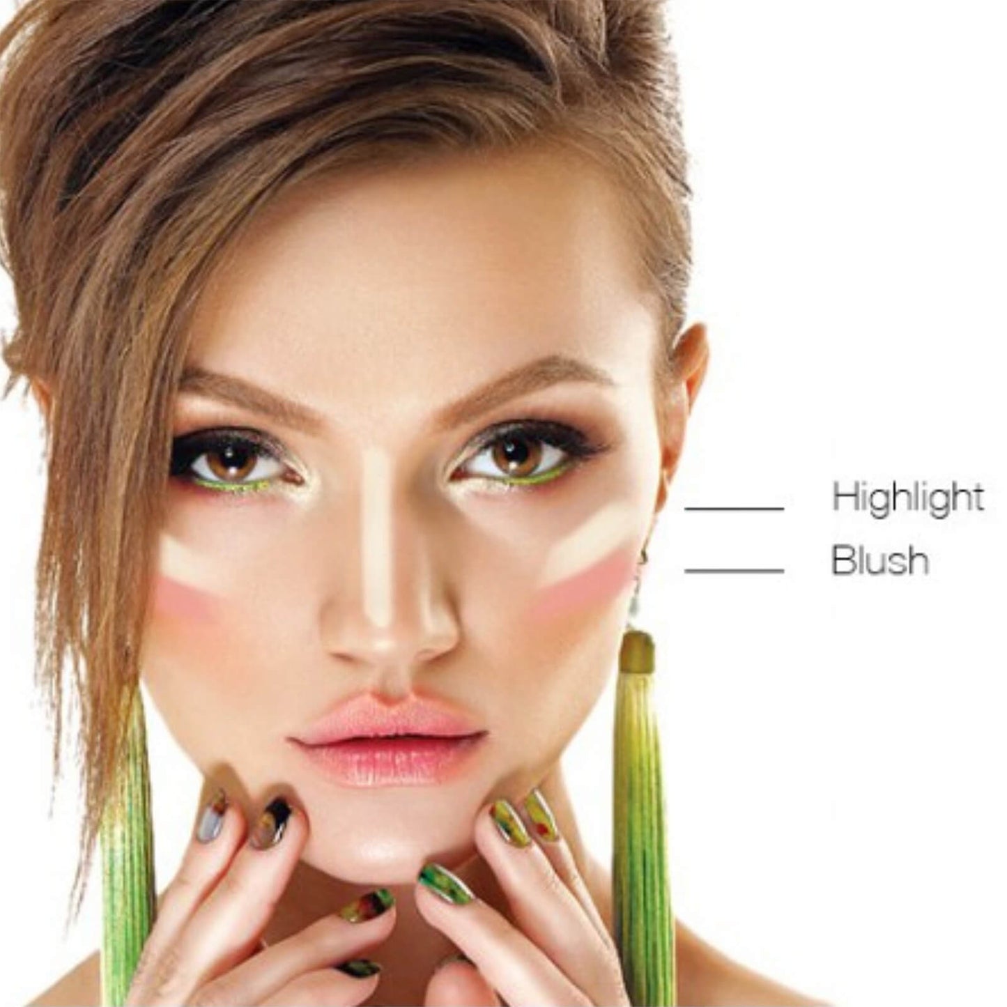 mirenesse Shona Art Stick up and Glow Cream Blush and Highlighter- two fair