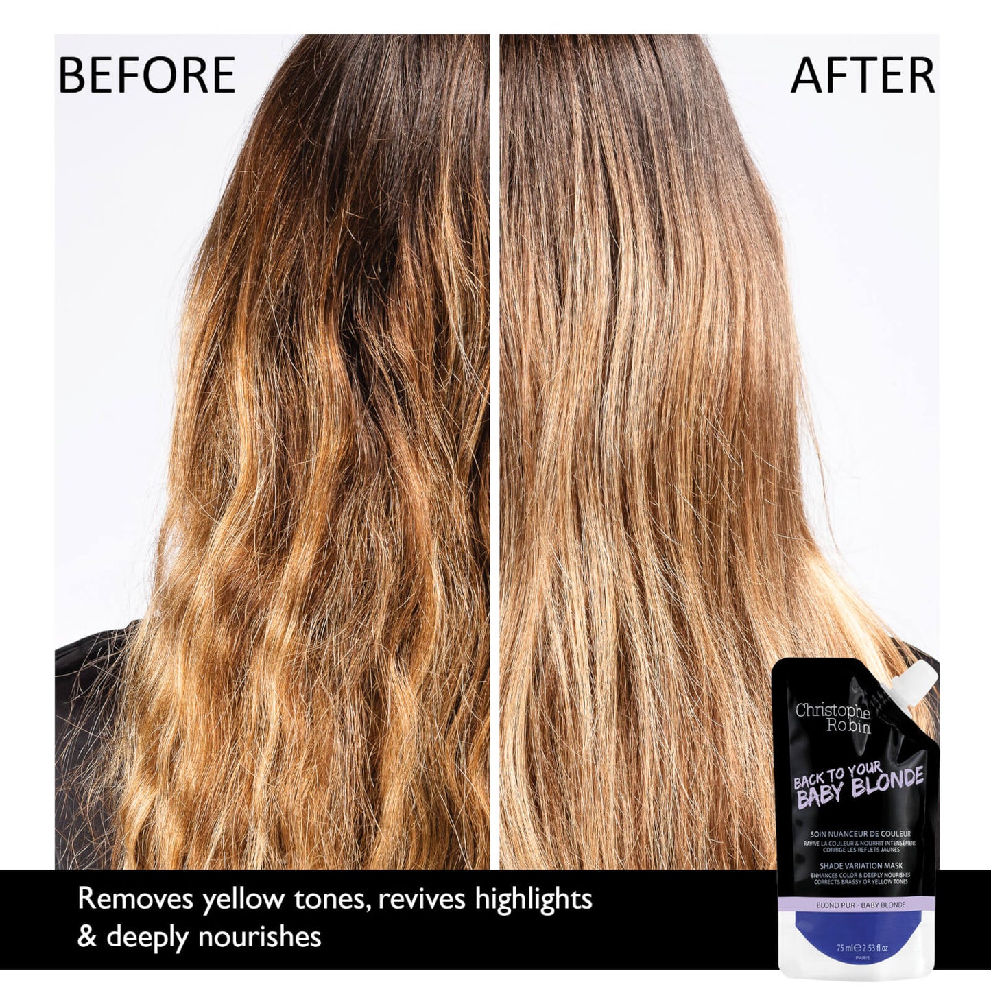 Christophe Robin Shade Variation Mask - Baby Blonde Pocket 75ml