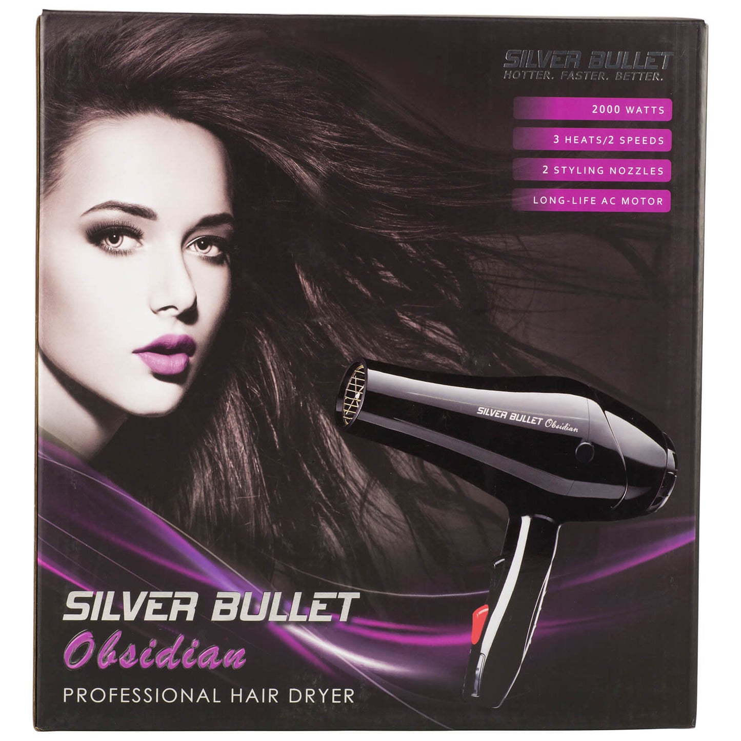 Silver Bullet Obsidian 2000W Hair Dryer