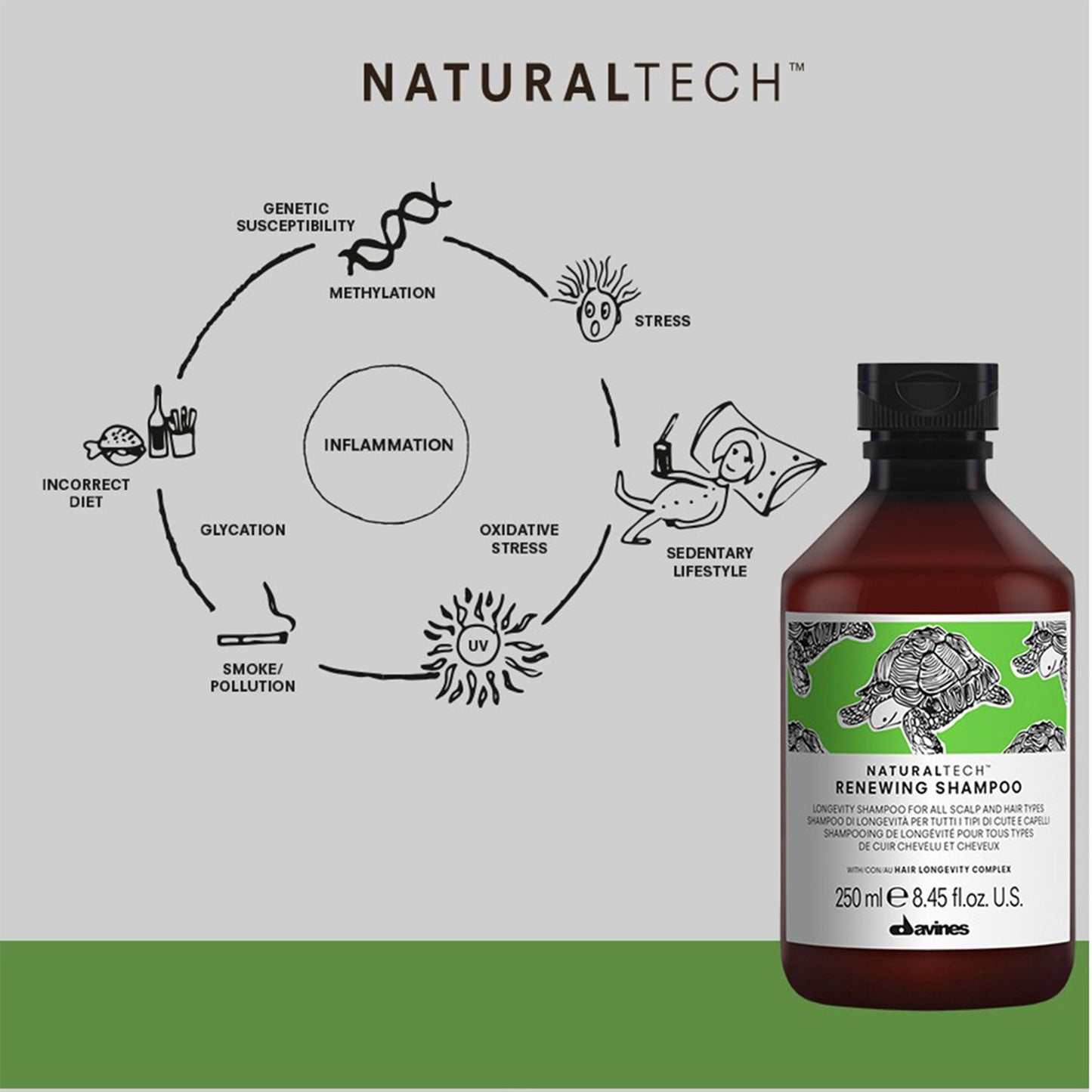 Davines Natural Tech Renewing Shampoo 250ml