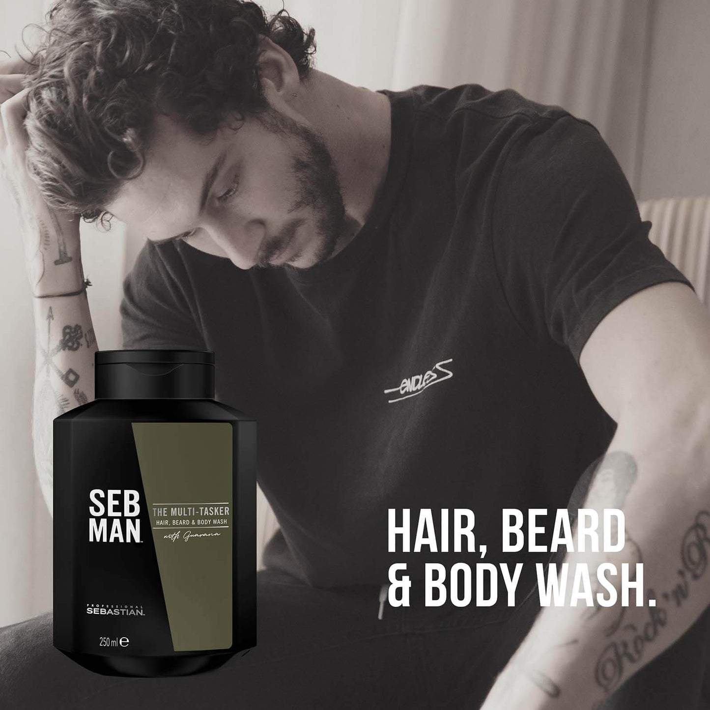 SEB MAN The Multi-Tasker Hair Beard and Body Wash 250ml