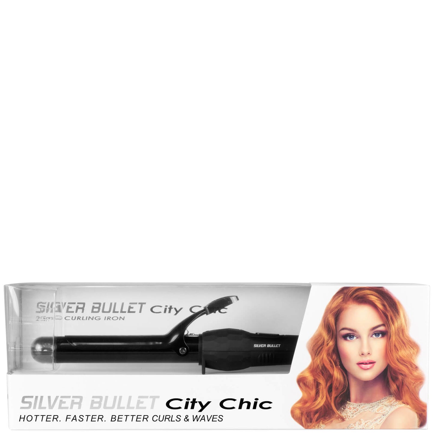 Silver Bullet City Chic 25mm Curling Iron - Black