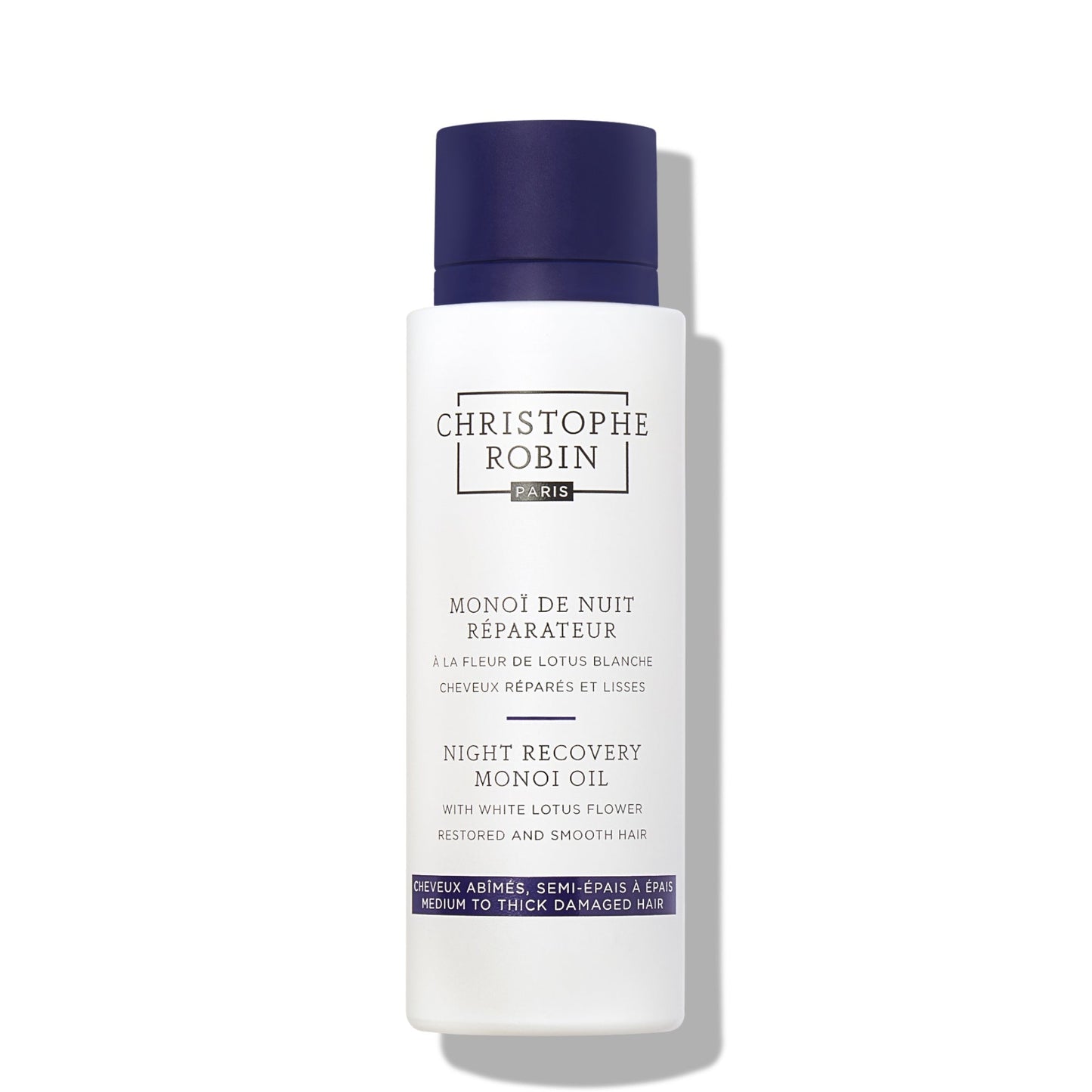 Christophe Robin Night Recovery Monoi Oil With White Lotus Flower 150ml FREE