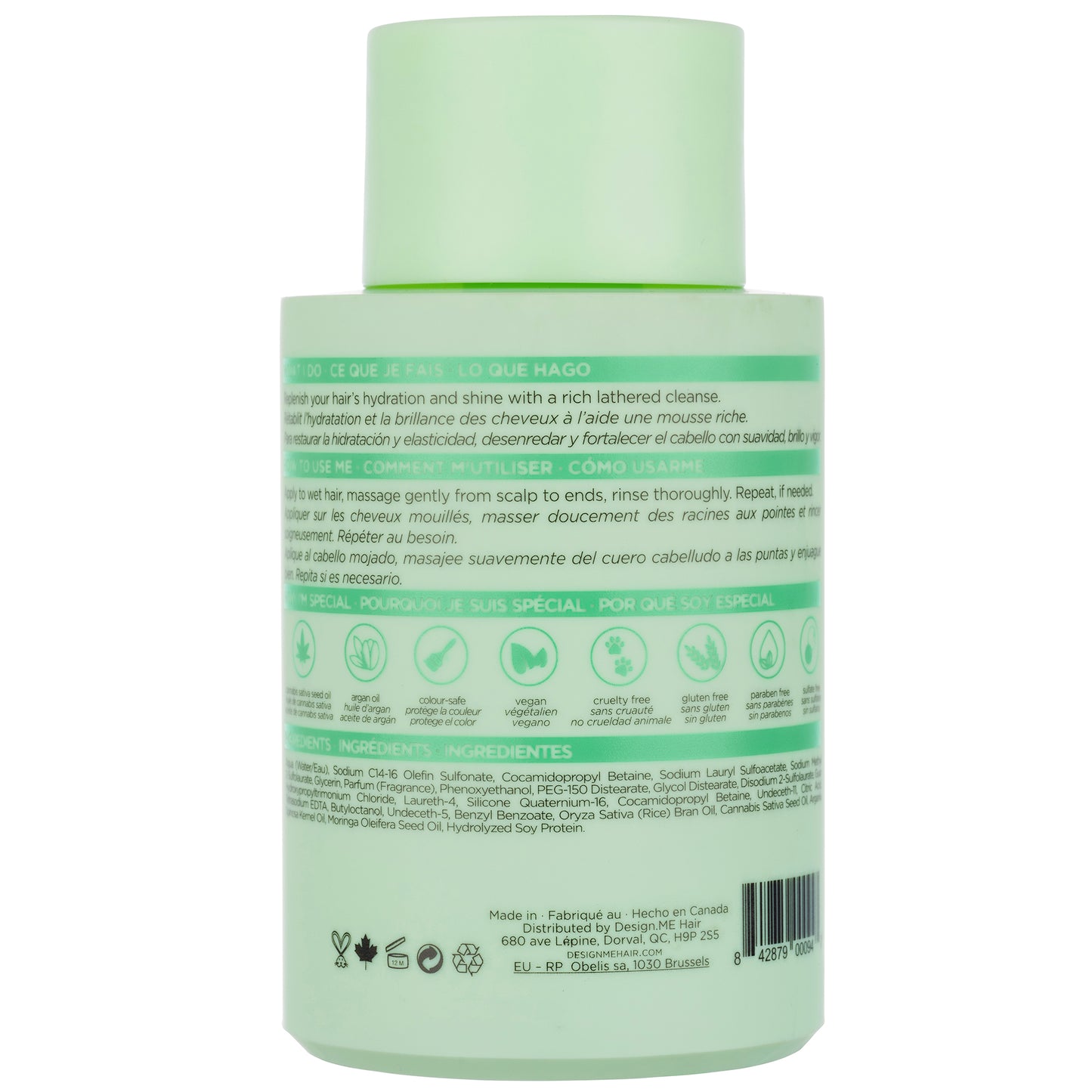 Design.ME Gloss Me Hydrating Shampoo 300ml