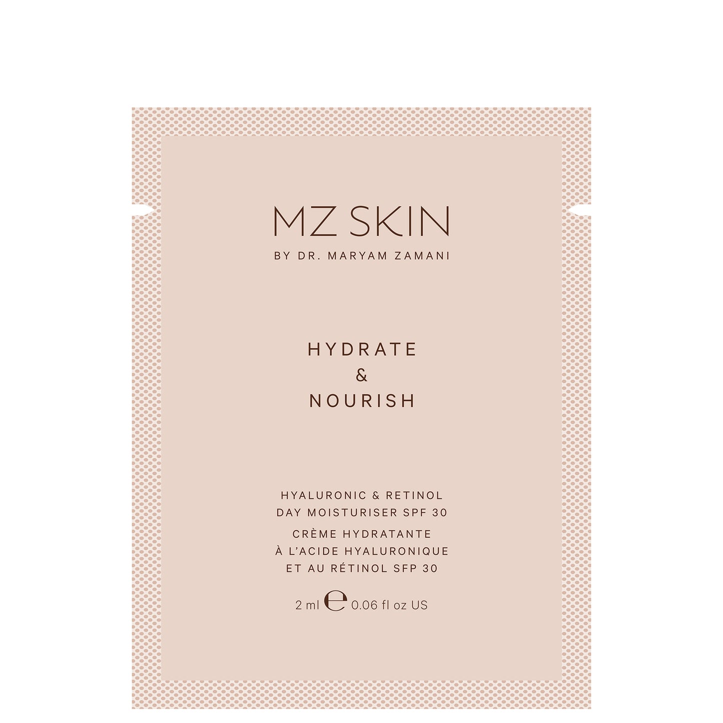 MZ Skin Hydrate and Nourish Sachet 2ml