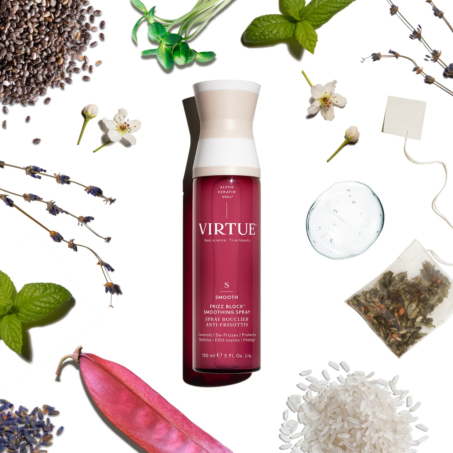 Virtue Smooth Frizz Block™ Smoothing Spray 150ml