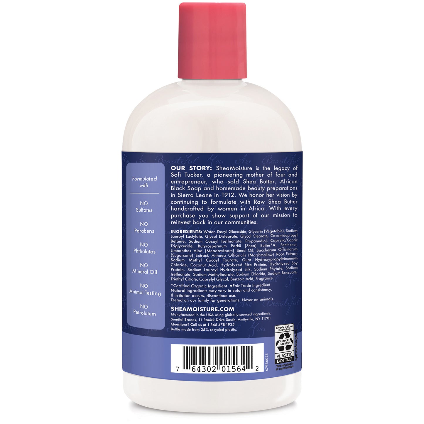 SheaMoisture Sugarcane Extract & Meadowfoam Seed Miracle Multi-Benefit Shampoo 384ml