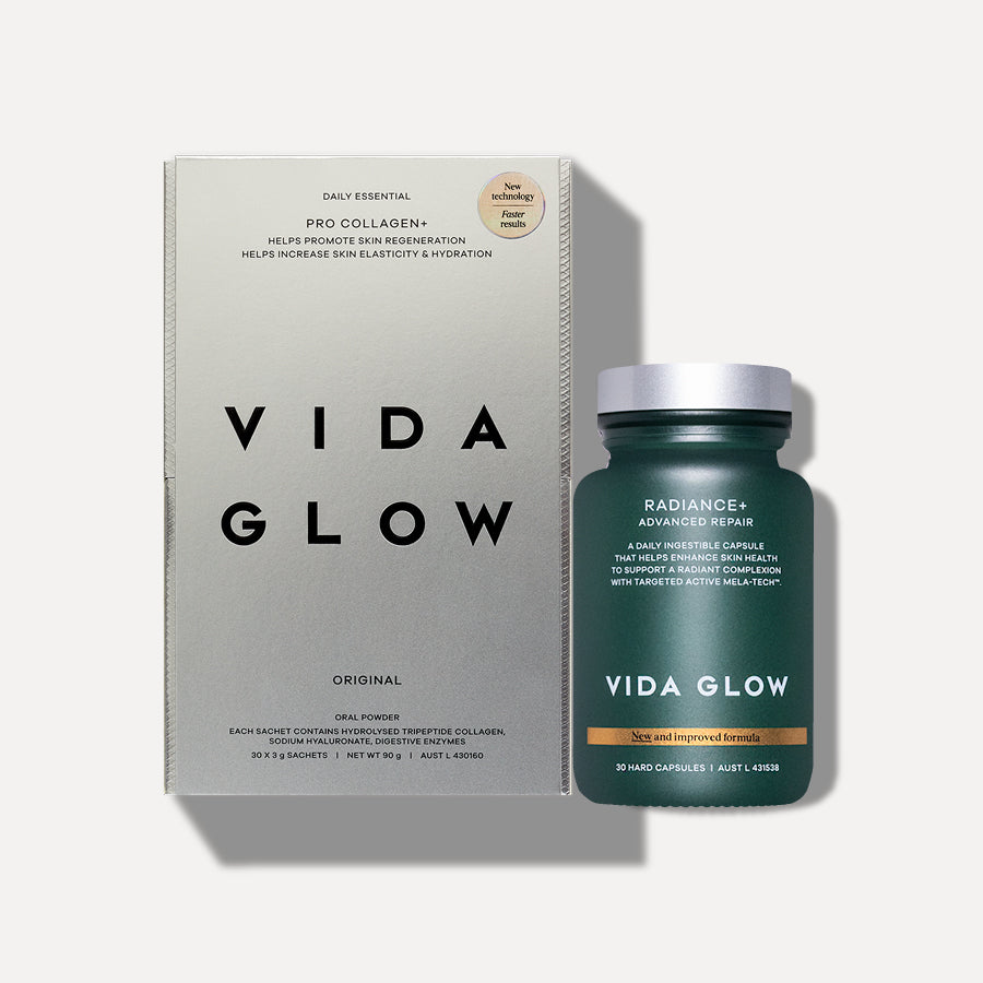 Vida Glow Skin Reset Collagen + Pigmentation Radiance Duo