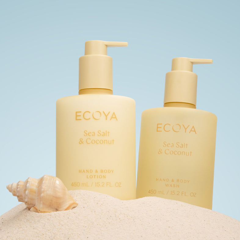 ECOYA Sea Salt & Coconut Hand & Body Wash 450ml