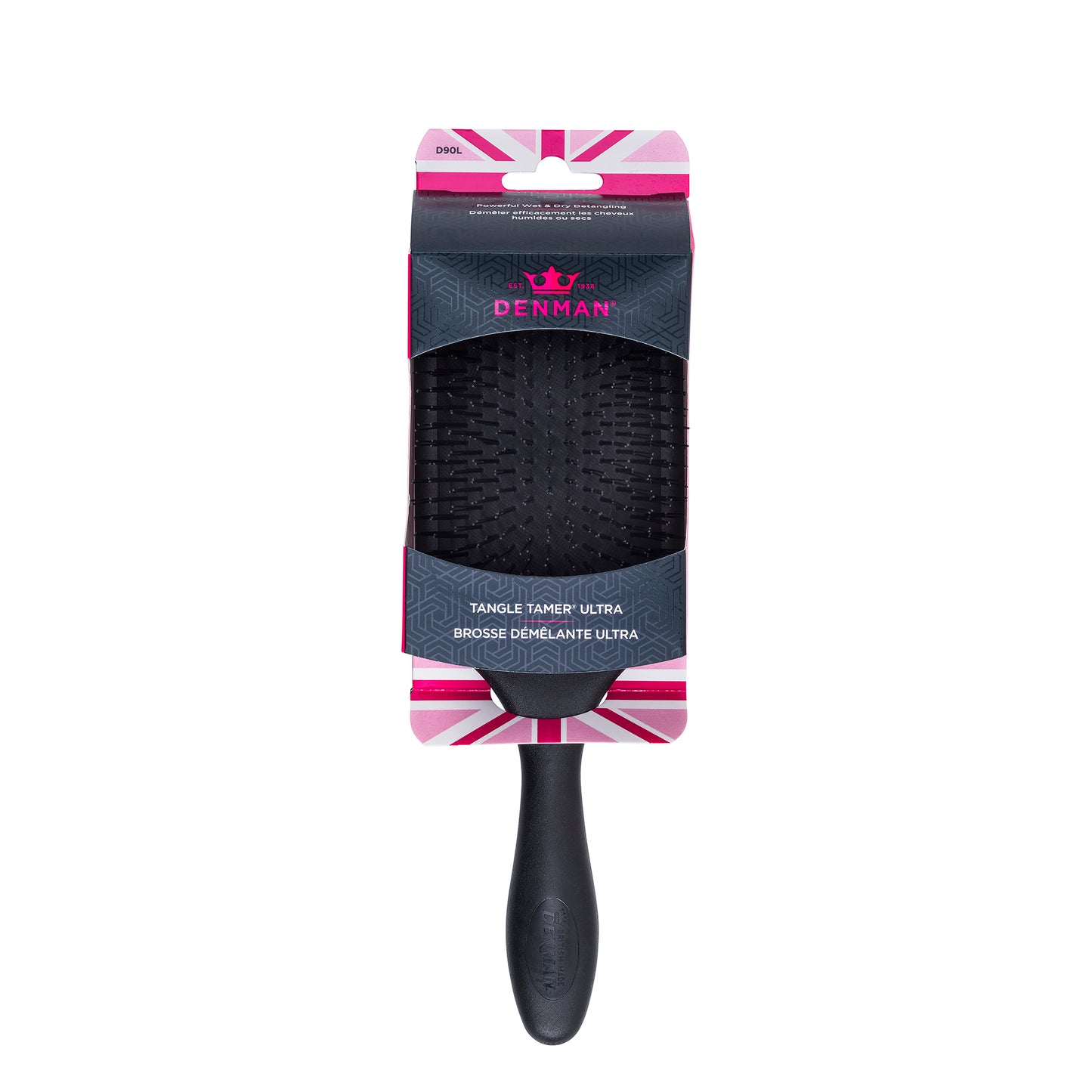 Denman D90L Tangle Tamer Ultra Brush Black
