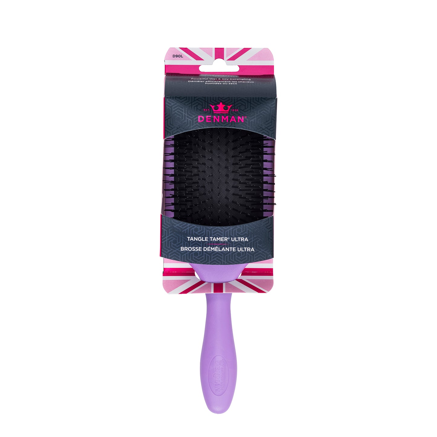 Denman D90L Tangle Tamer Ultra Brush Violet