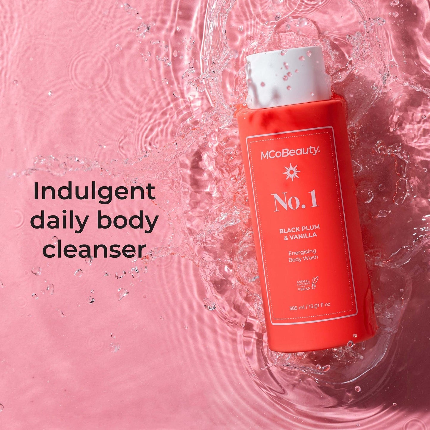 MCoBeauty Everyday Body Wash Cream-Gel 385ml - No.1 Black Plum & Vanilla