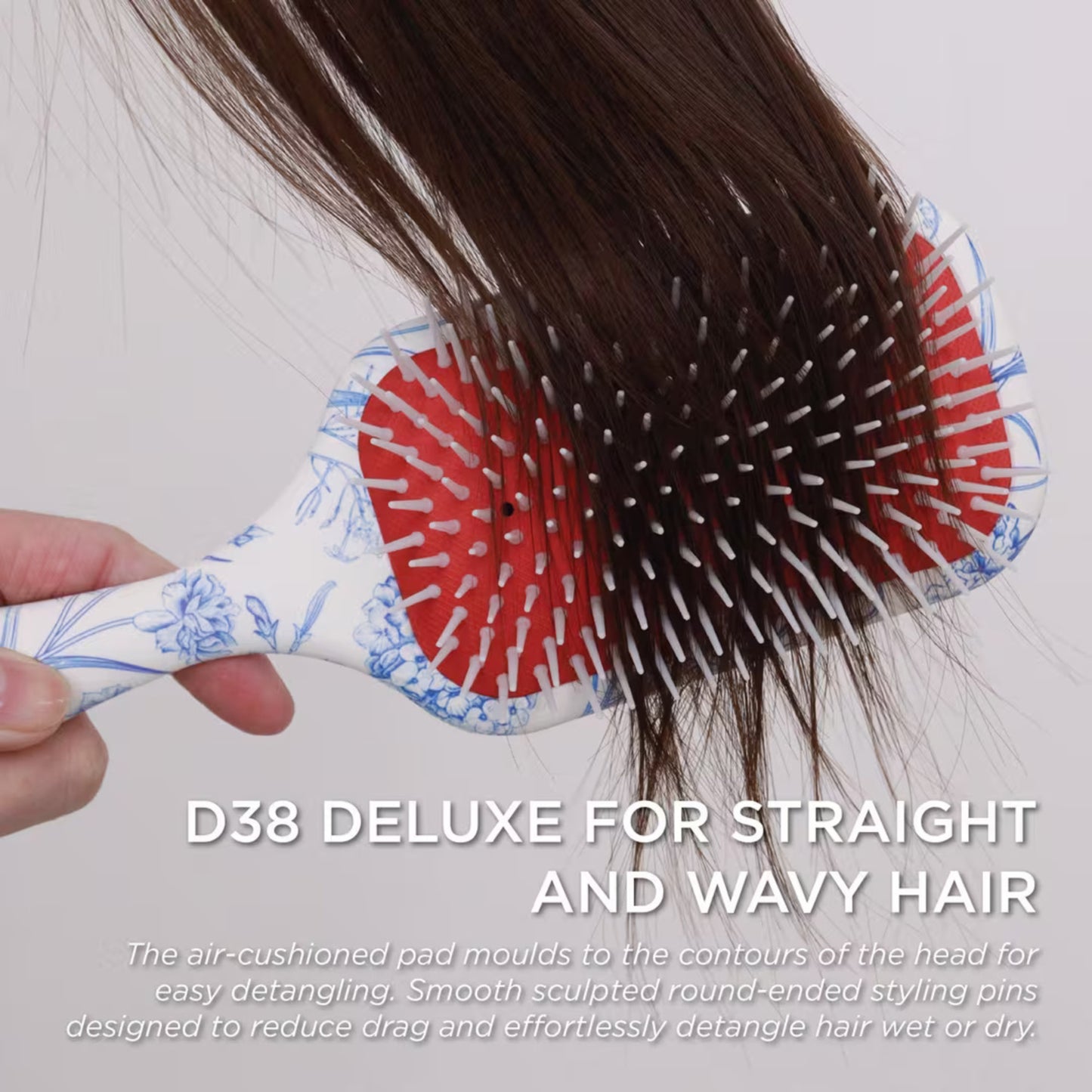 Denman D38 Power Paddle Brush - Blue Belle