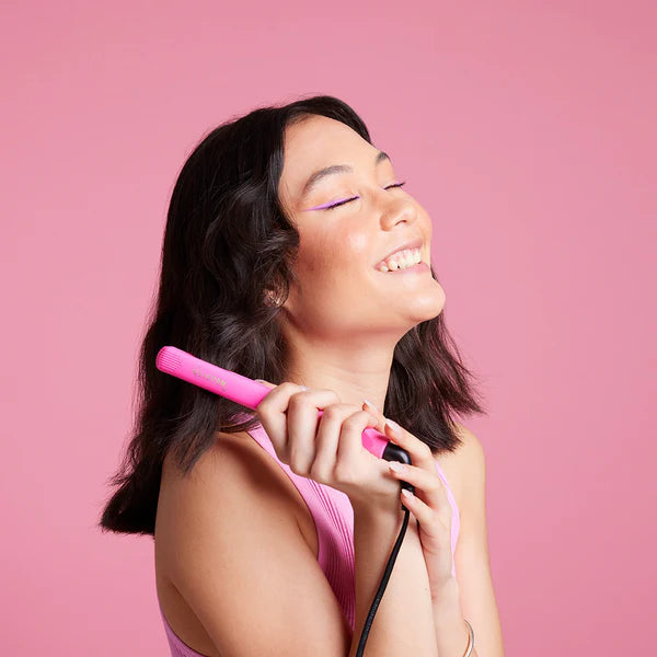 Glister Mini Travel Tourmaline Straightener 13mm - Sangria