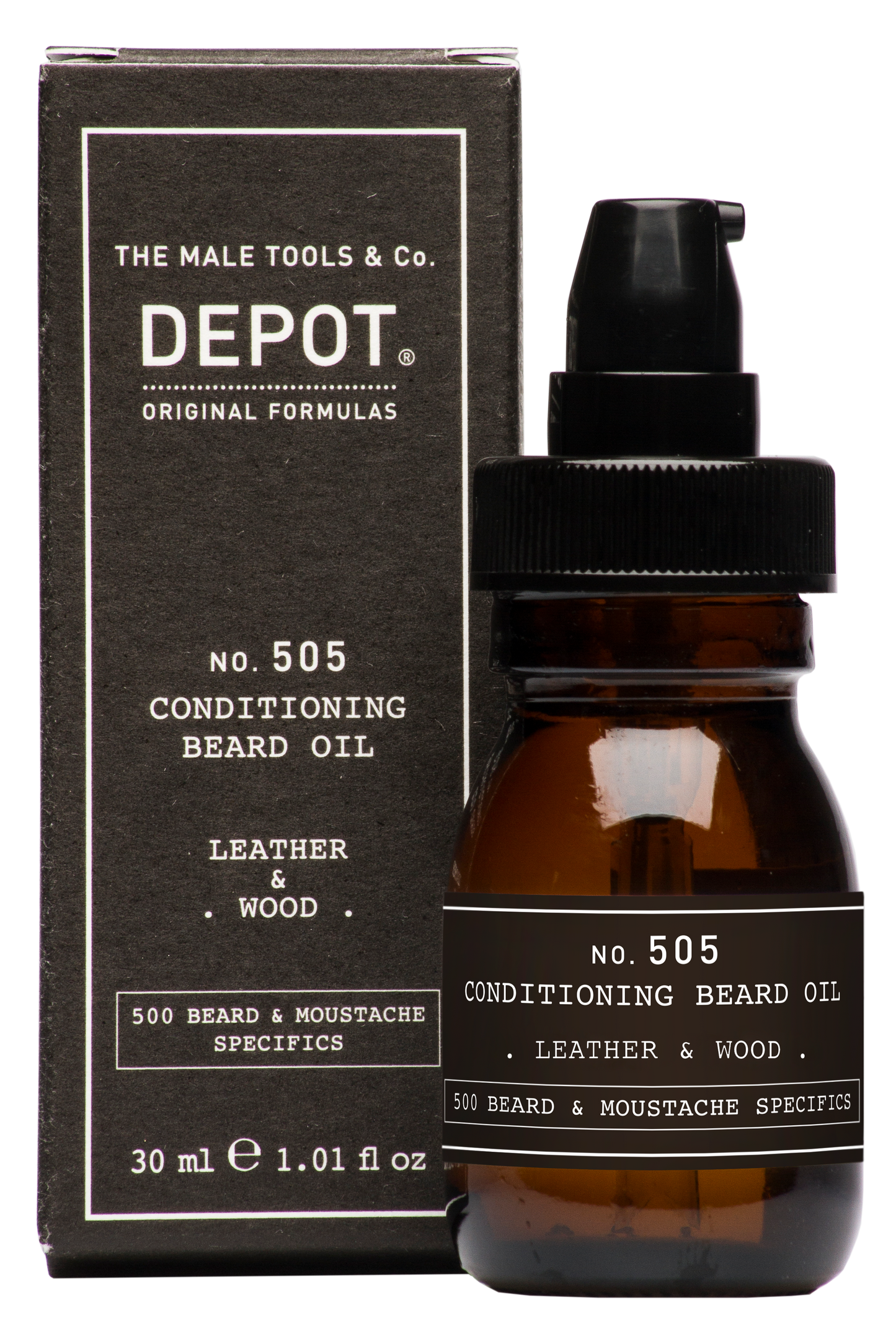 Depot No. 505 Conditioning Beard Oil - Leather & Wood 30ml