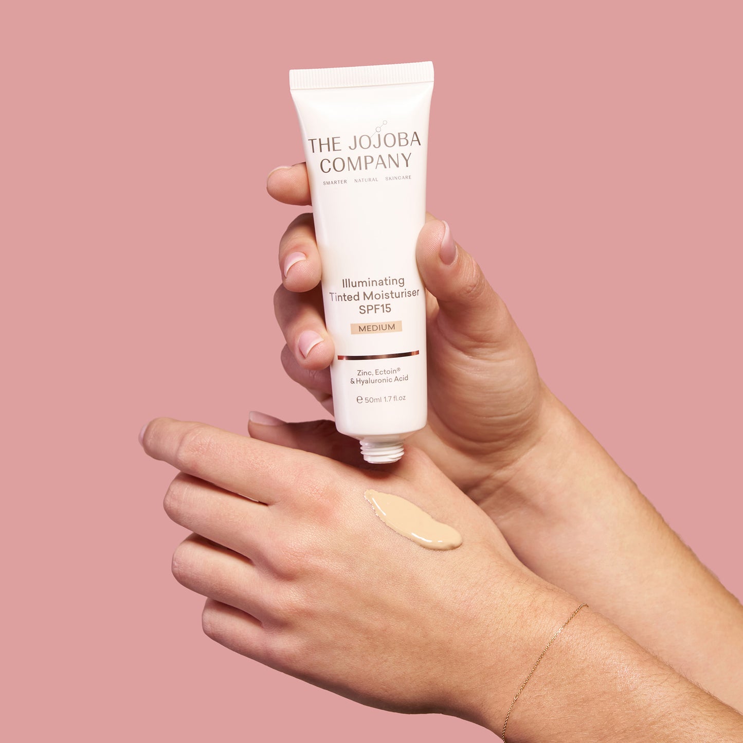 The Jojoba Company Illuminating Tinted Moisturiser - Medium 50ml