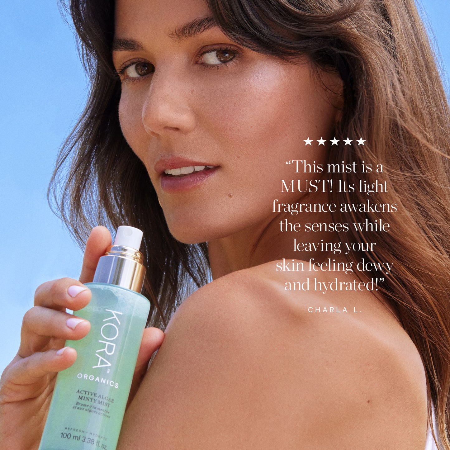 KORA Organics Active Algae Minty Mist 100mL
