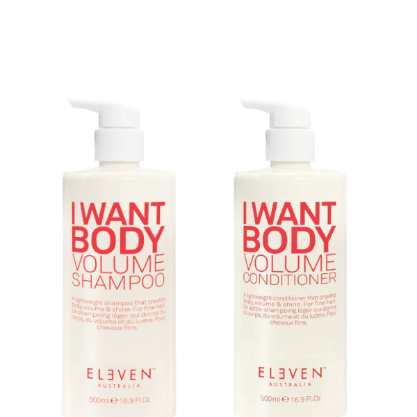ELEVEN Australia Volume Shampoo & Conditioner 500ml Duo