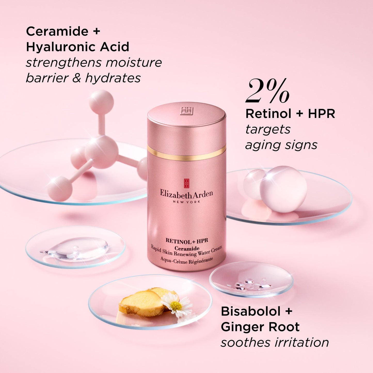 Elizabeth Arden Retinol + HPR Ceramide Rapid Skin Renewing Water Cream 50ml