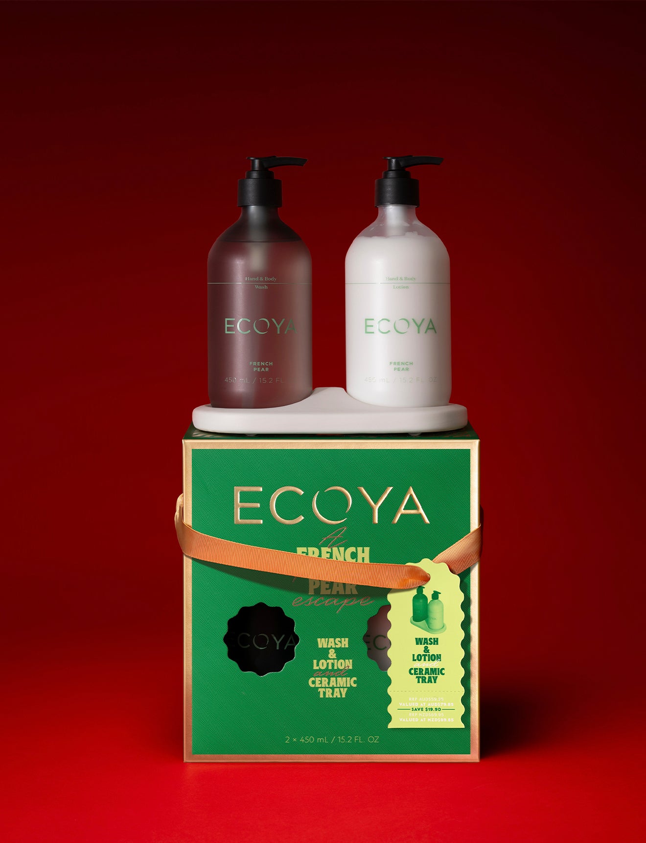 Ecoya French Pear Bathroom Gift Set - Limited Edition