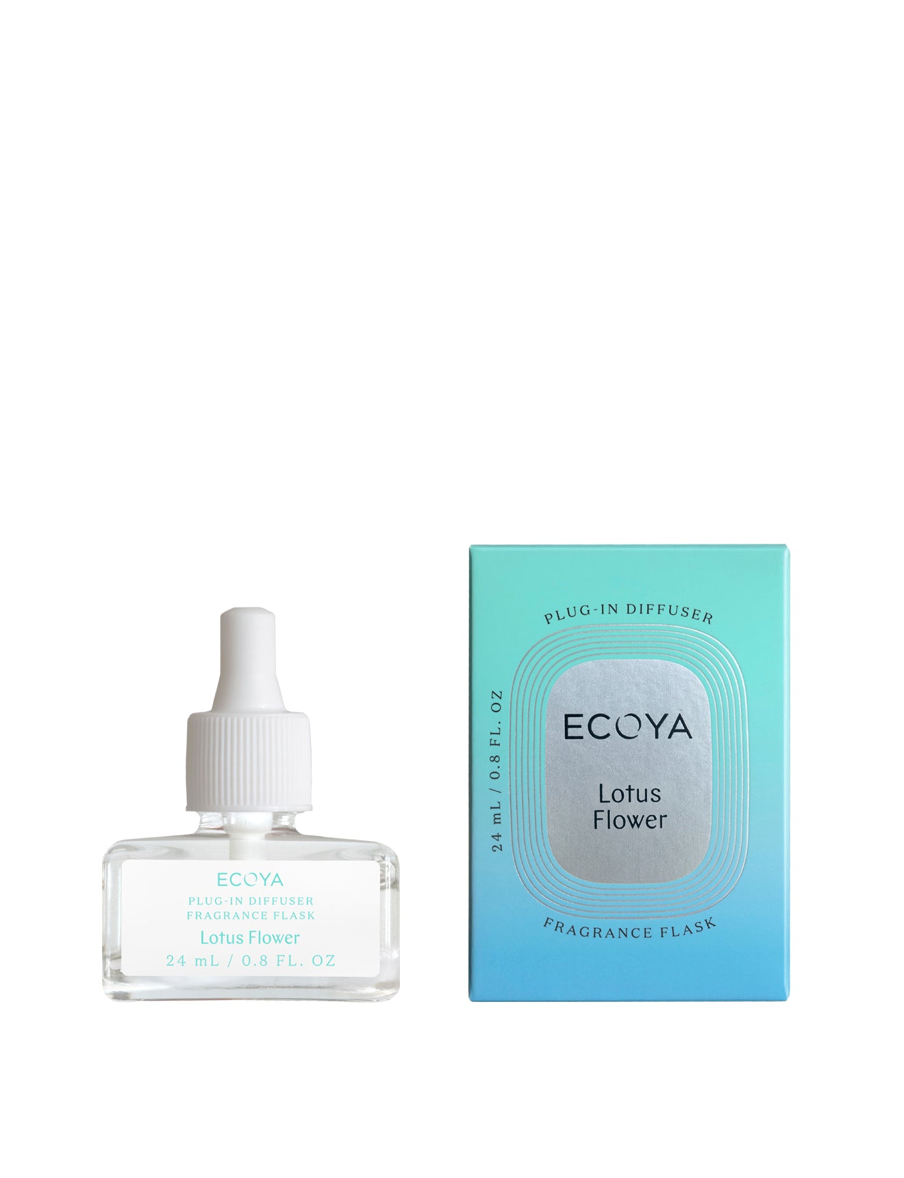 ECOYA Lotus Flower Plug-In Diffuser Fragrance Flask