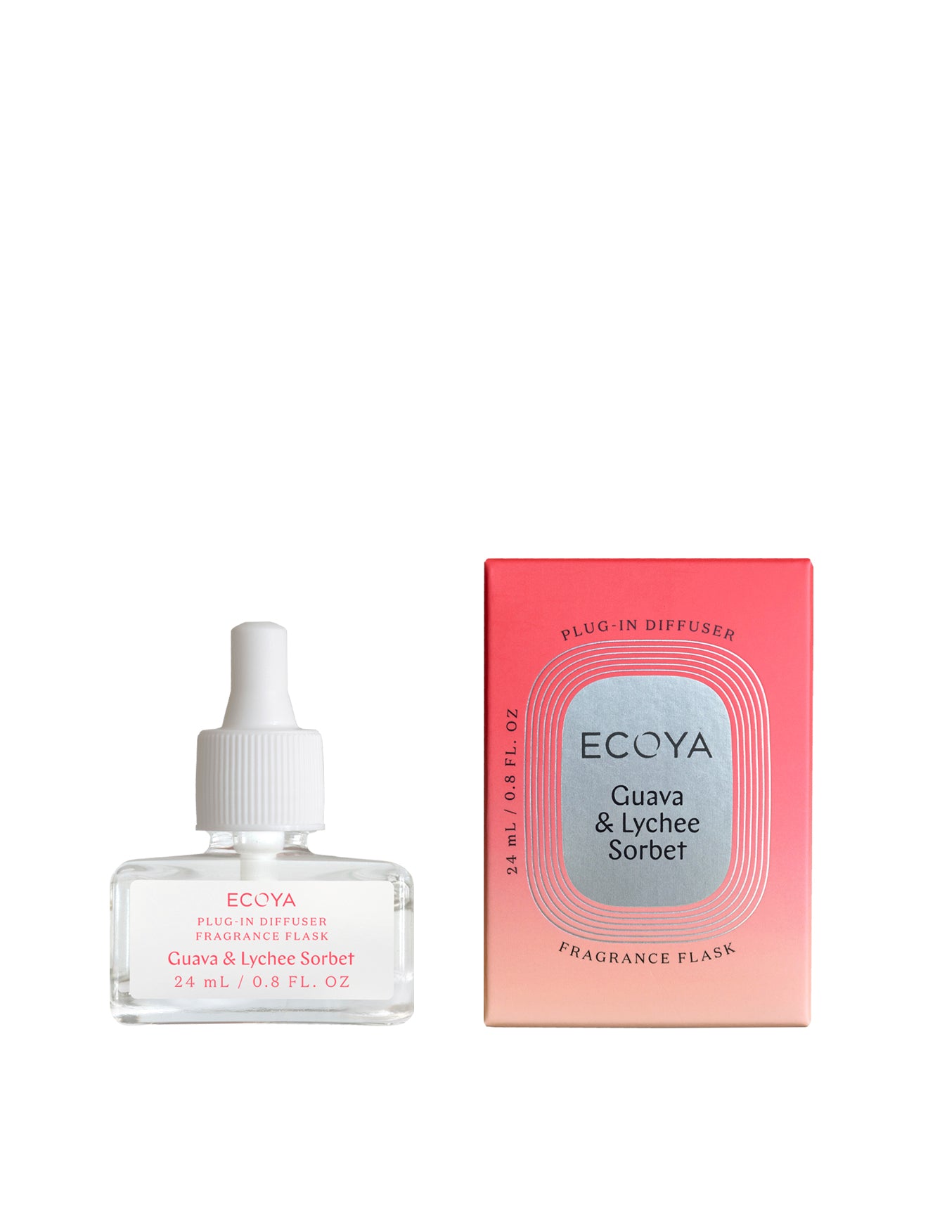 ECOYA Guava & Lychee Sorbet Plug-In Diffuser Fragrance Flask