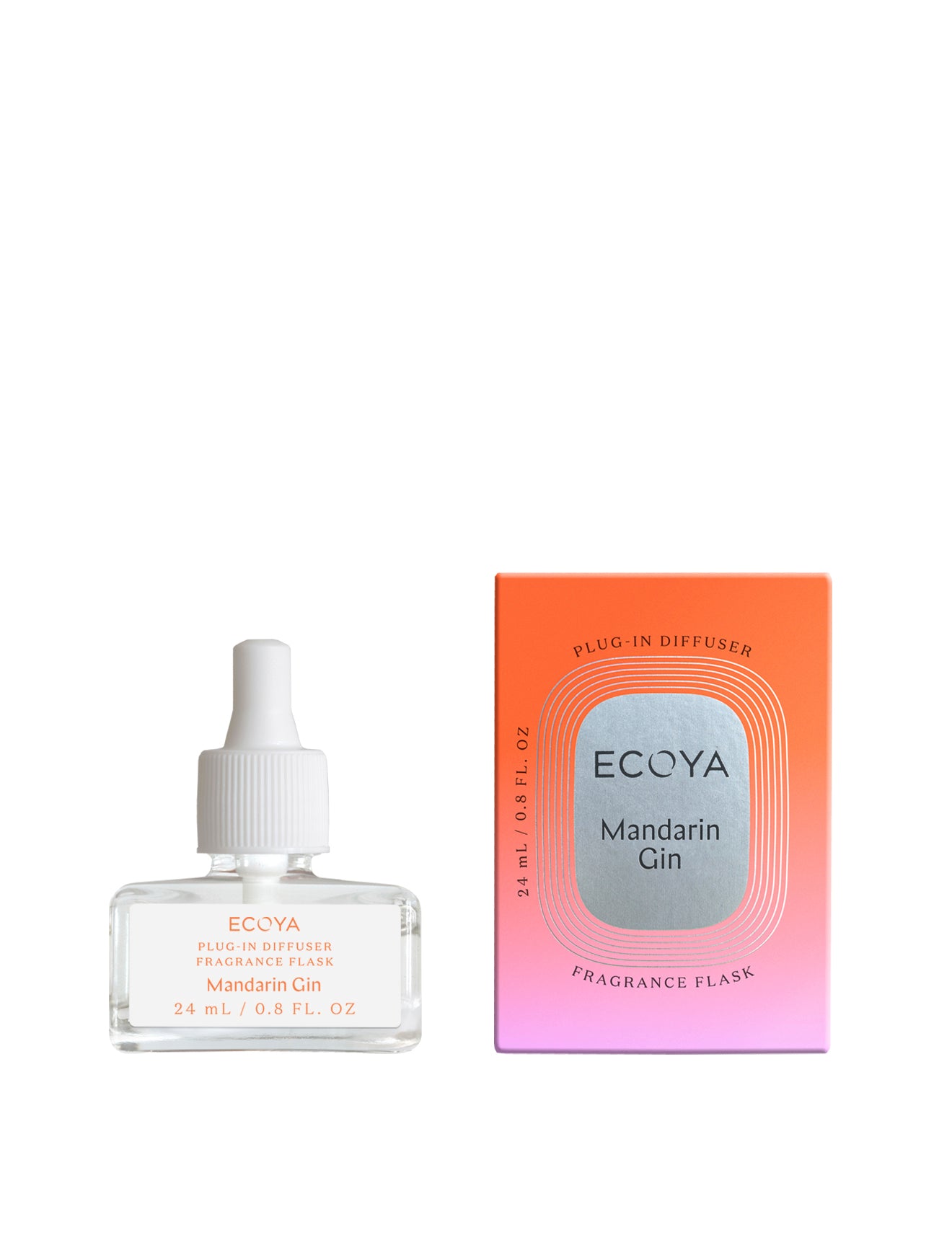 ECOYA Mandarin Gin Plug-In Diffuser Fragrance Flask