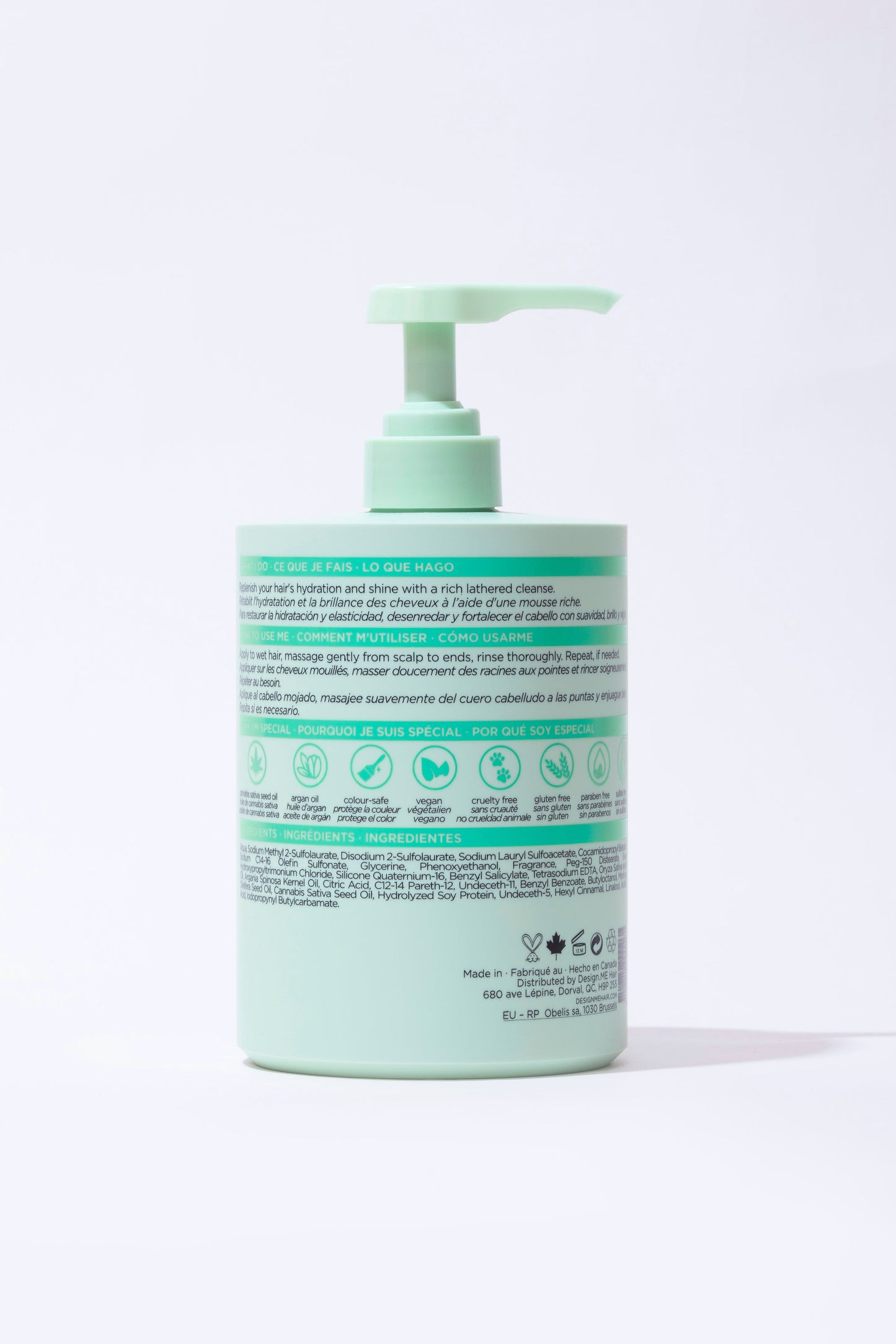 Design.ME Gloss Me Hydrating Shampoo 1L