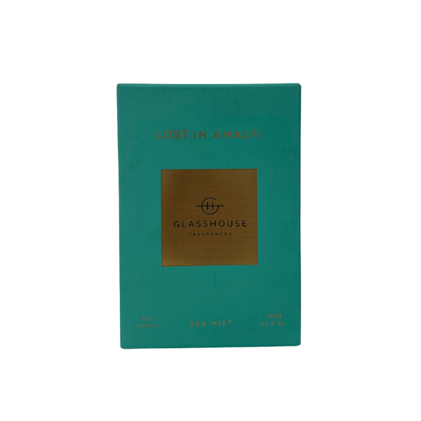 Glasshouse Fragrances Lost in Amalfi Soy Candle 760g
