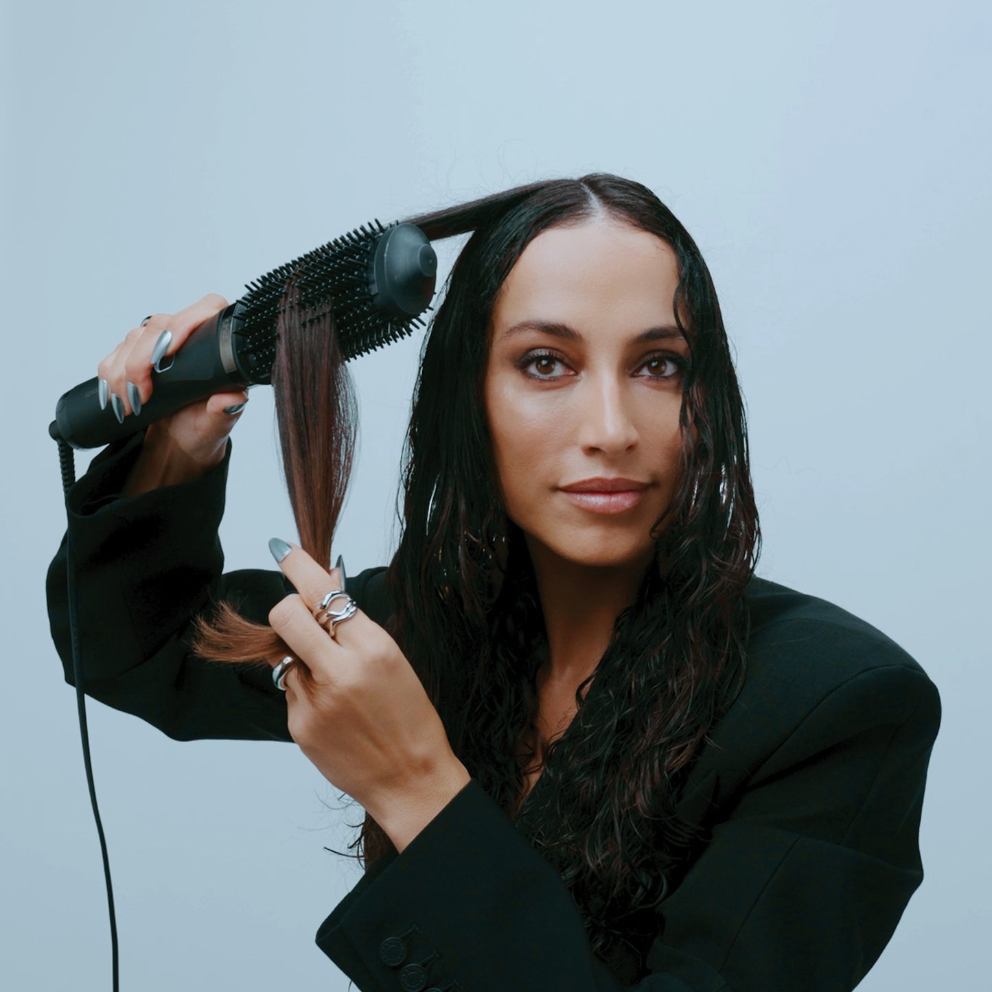 ghd Duet Blowdry Volumising Hot Air Brush - Black