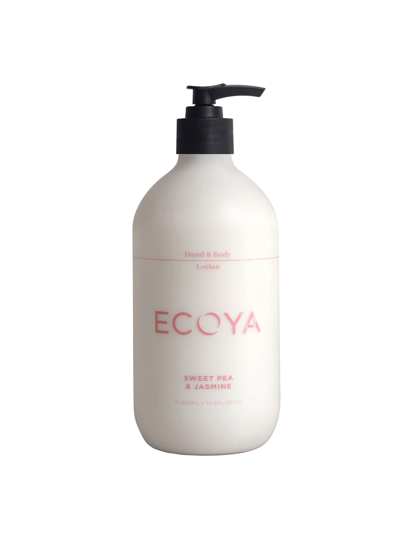 ECOYA Sweet Pea & Jasmine Hand & Body Lotion 450ml