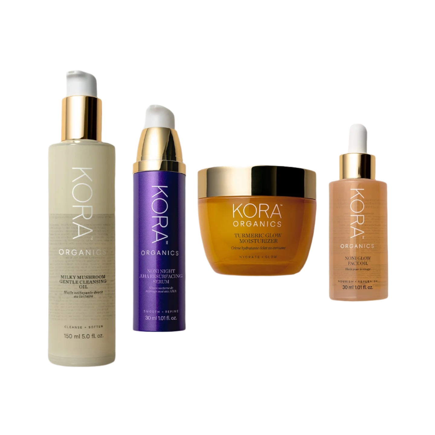 Kora Organics PM Essentials Skincare Bundle