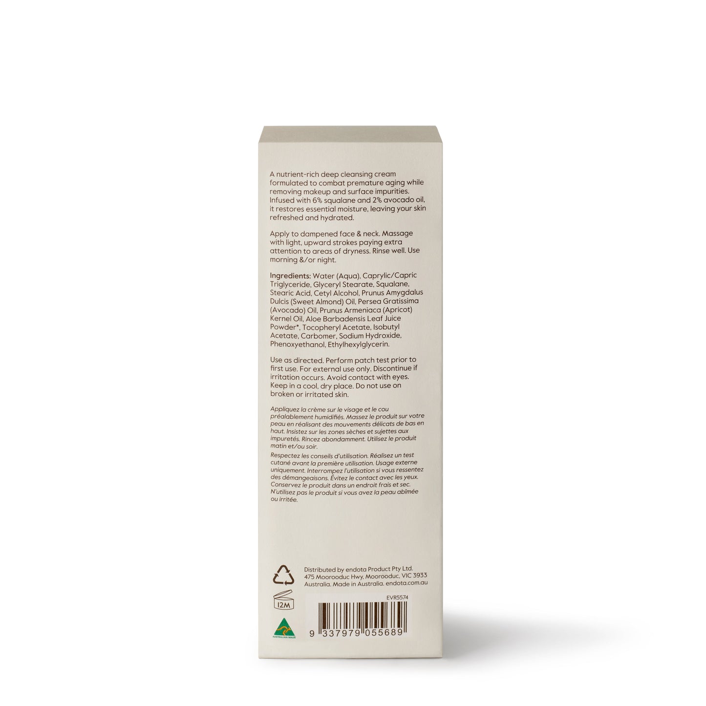 endota Deep Cleansing Cream 250ml