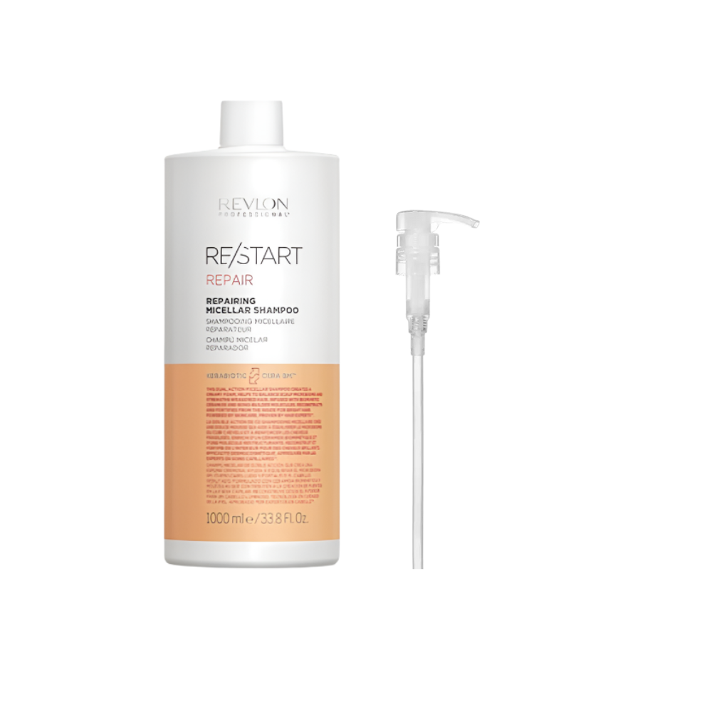 Revlon Professional RE/START Repair Restorative Shampoo 1000ml and Pump
