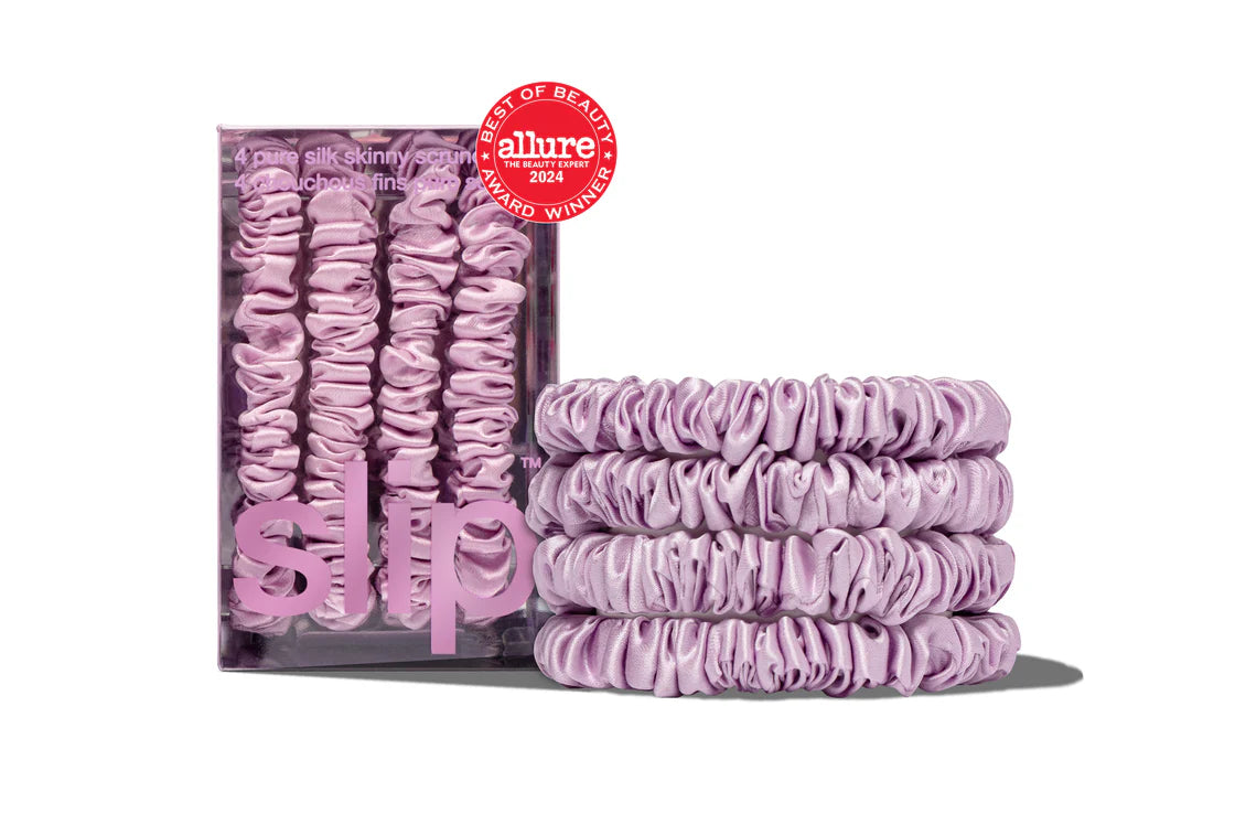 Slip Pure Silk Skinny Scrunchies (Various Colours)