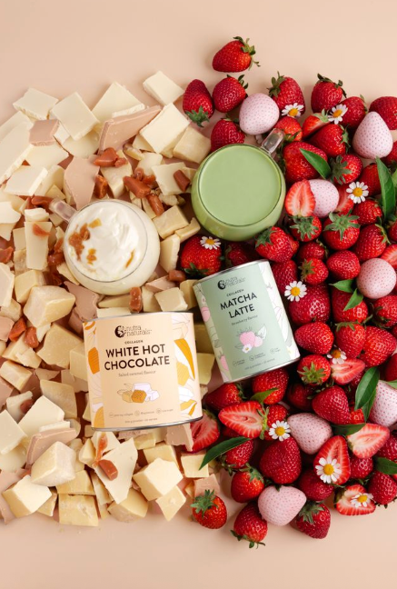 Nutra Naturals Collagen White Hot Choc - Salted Caramel 200g