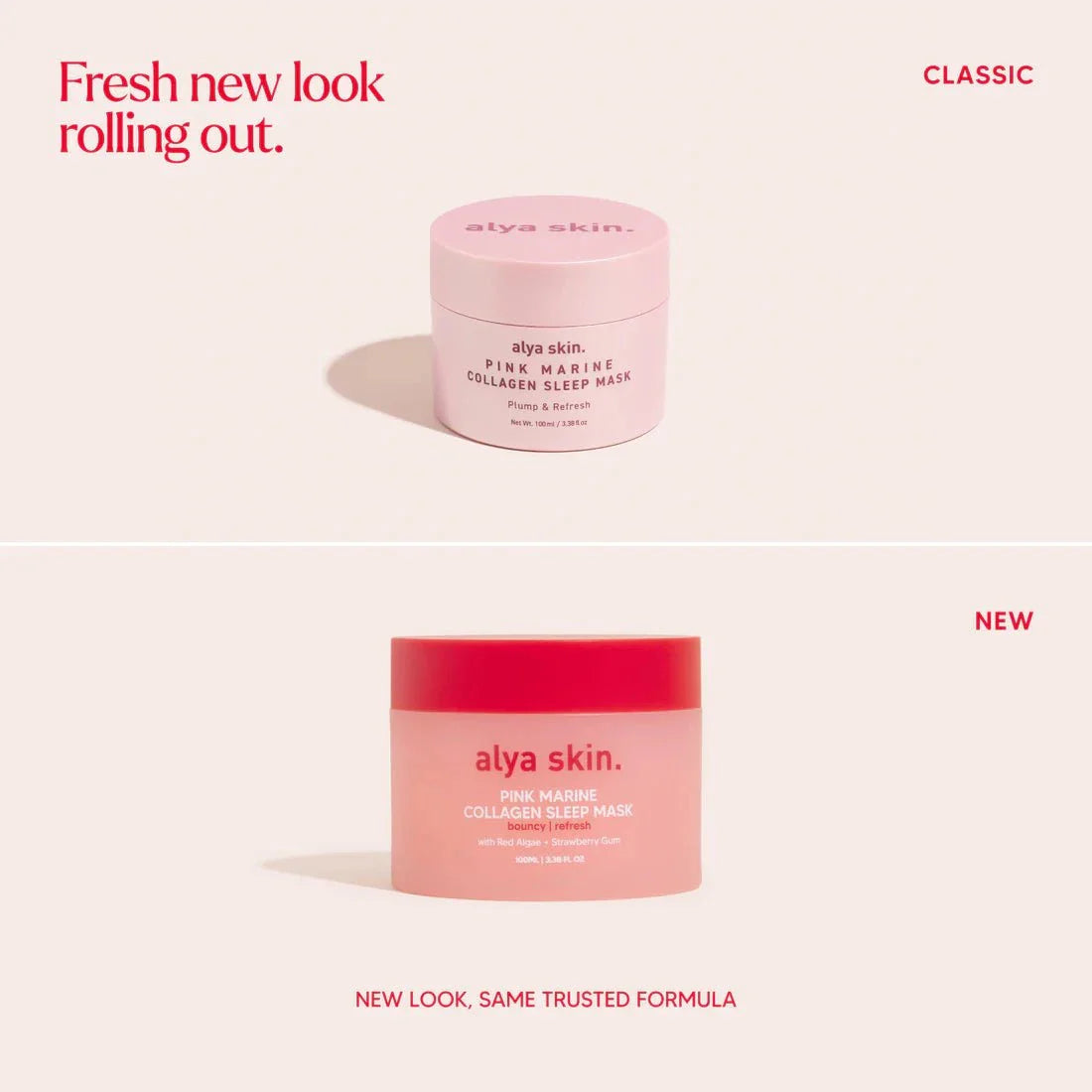 Alya Skin Pink Marine Collagen Sleeping Mask 100ml