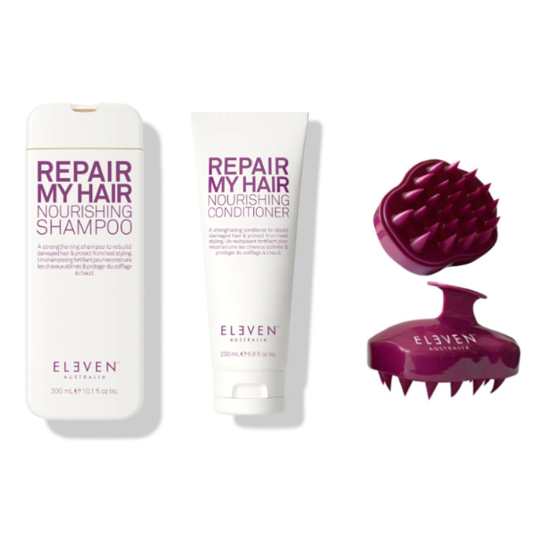 ELEVEN Australia Repair & Scalp Brush Trio Pack