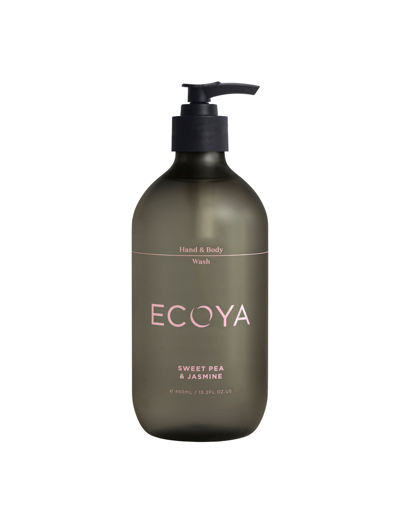 ECOYA Sweet Pea & Jasmine Hand & Body Wash 450ml