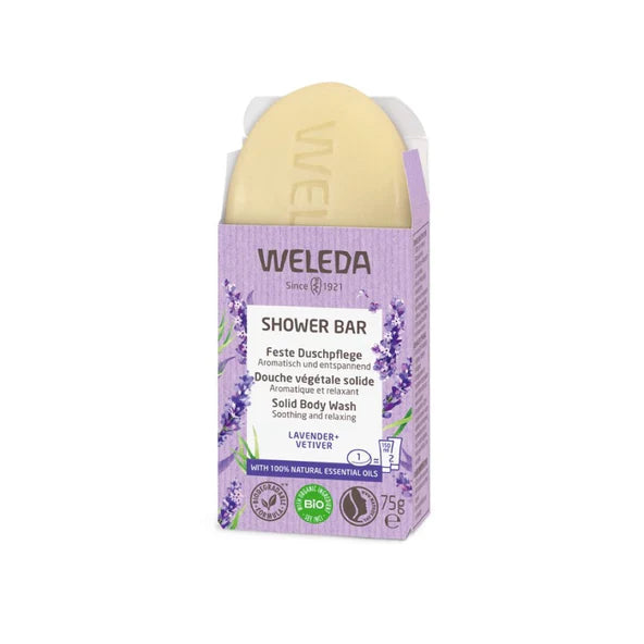 Weleda Shower Bar Lavender + Vetiver 75g