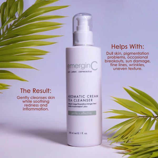 emerginC Aromatic Cream Tea Cleanser 240ml