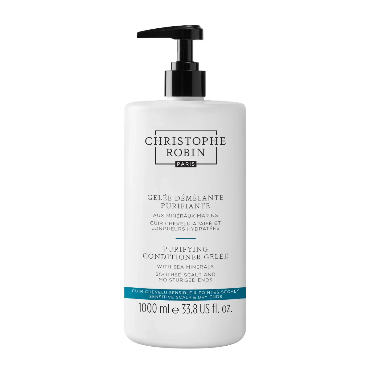 Christophe Robin Purifying Conditioner Gelee 1000ml With Pump