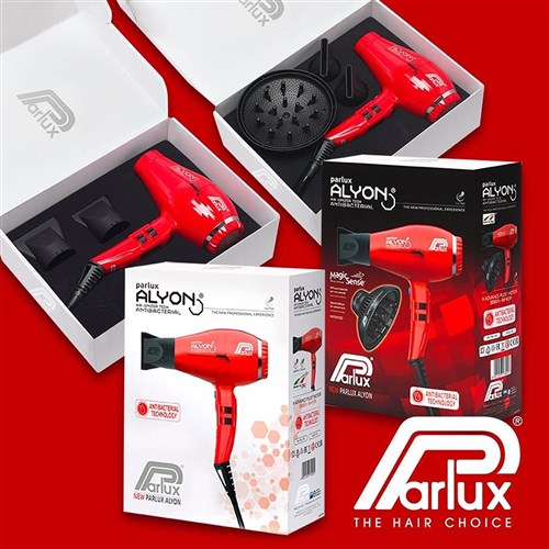 Parlux Parlux Alyon Air Ionizer Tech Hair Dryer - Red Hair Dryers