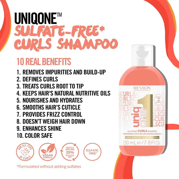 Revlon Professional Uniq One Curls Shampoo 230ml