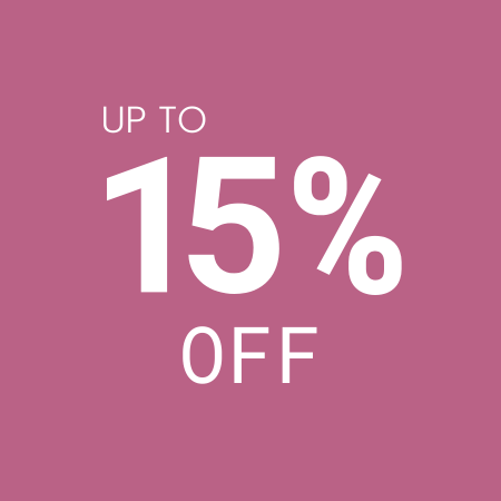 Up to 15% Off