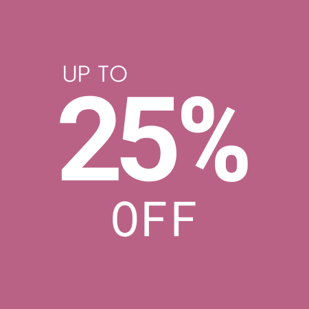 Up to 25% Off
