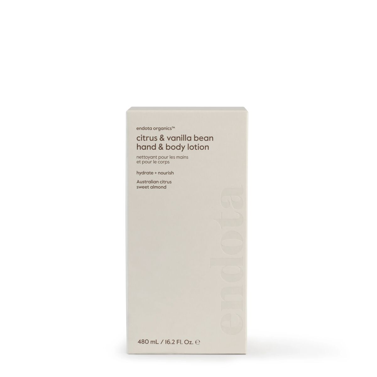 endota Citrus & Vanilla Bean Hand & Body Lotion 480ml