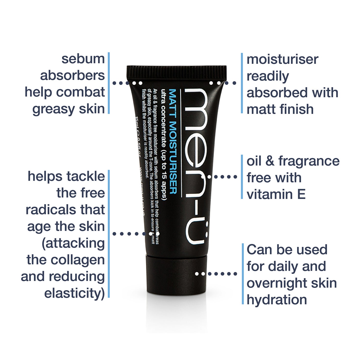 men-ü Buddy Matt Moisturiser Tube (15ml)