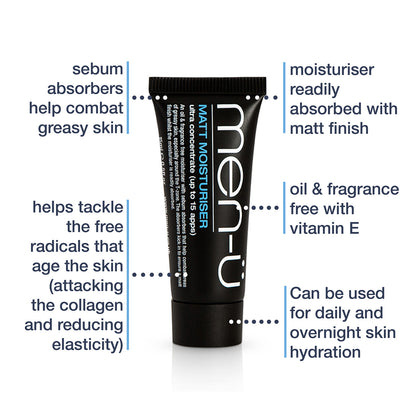 men-ü Buddy Matt Moisturiser Tube (15ml)