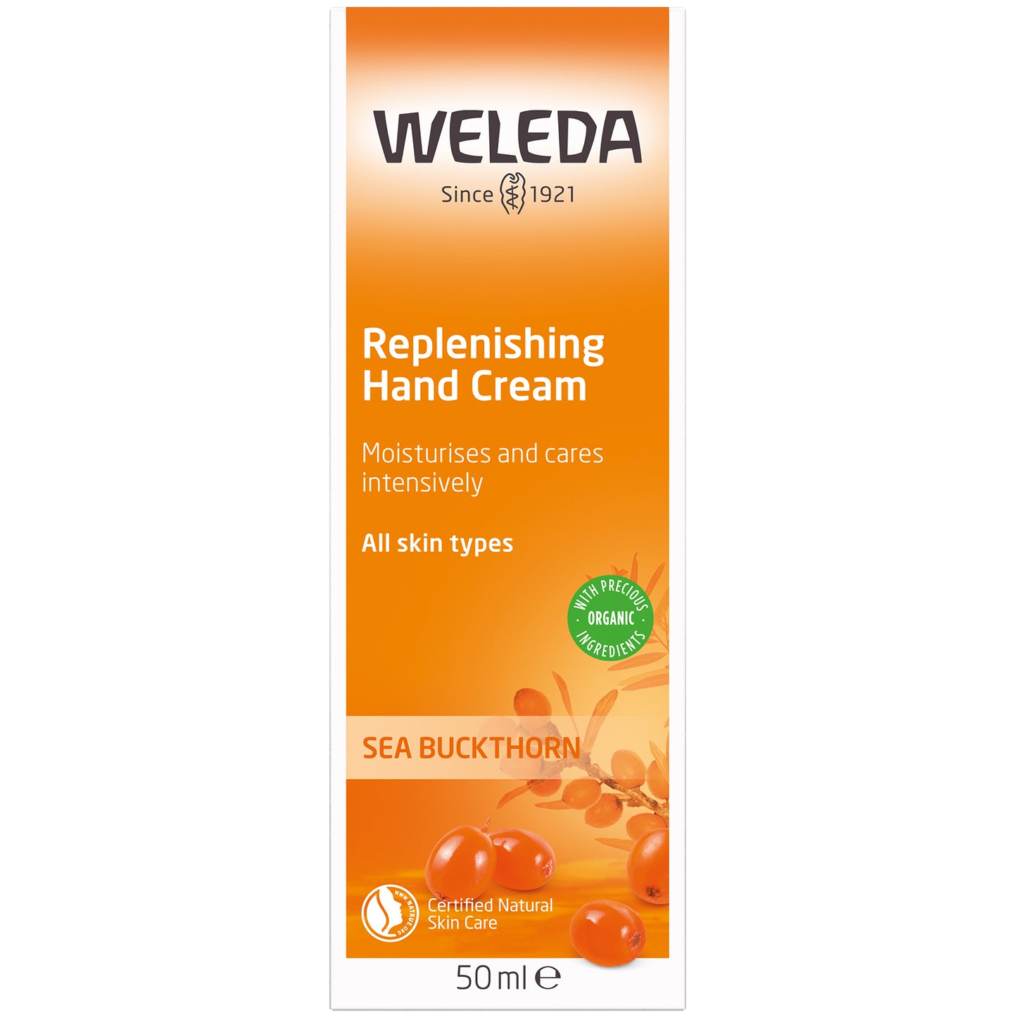 Weleda Replenishing Hand Cream - Sea Buckthorn 50ml